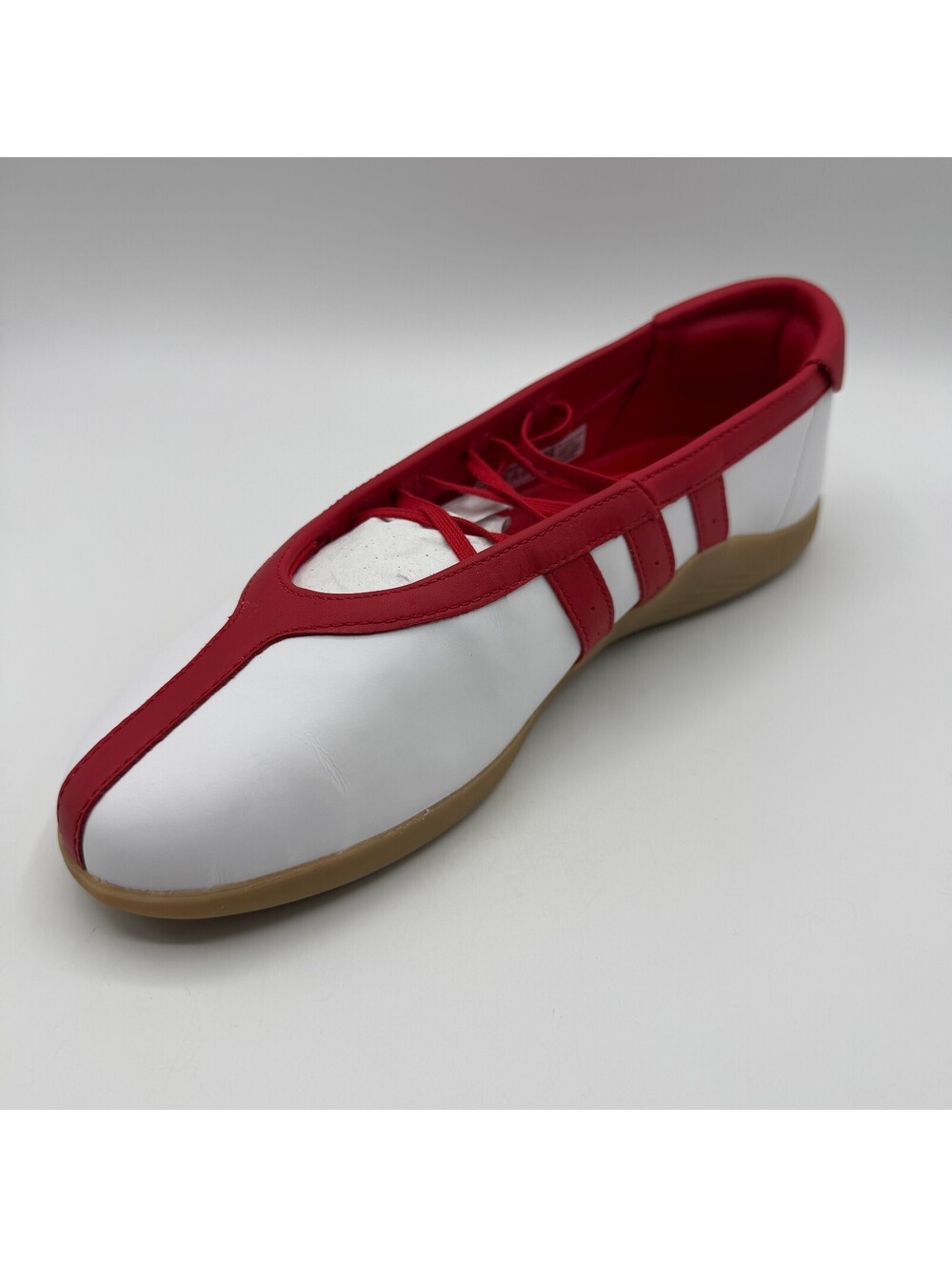 adidas Originals Taekwondo Mei Ballet White Red Women Size 10 JQ0960 NEW - Picture 8 of 13